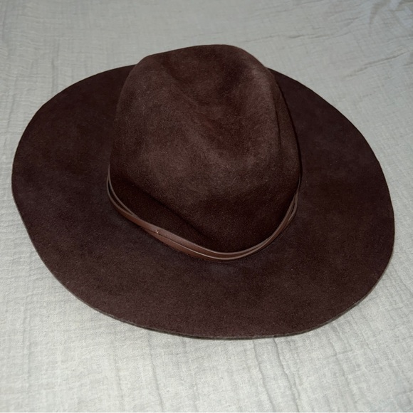 🅢🅐🅛🅔 UO Urban Outfitters Boho Chocolate Brown Wool Hipster Hat - Picture 6 of 10